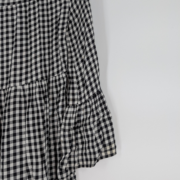 beachlunchlounge Black‎ and White Tiered Midi Dress - Picture 5 of 7